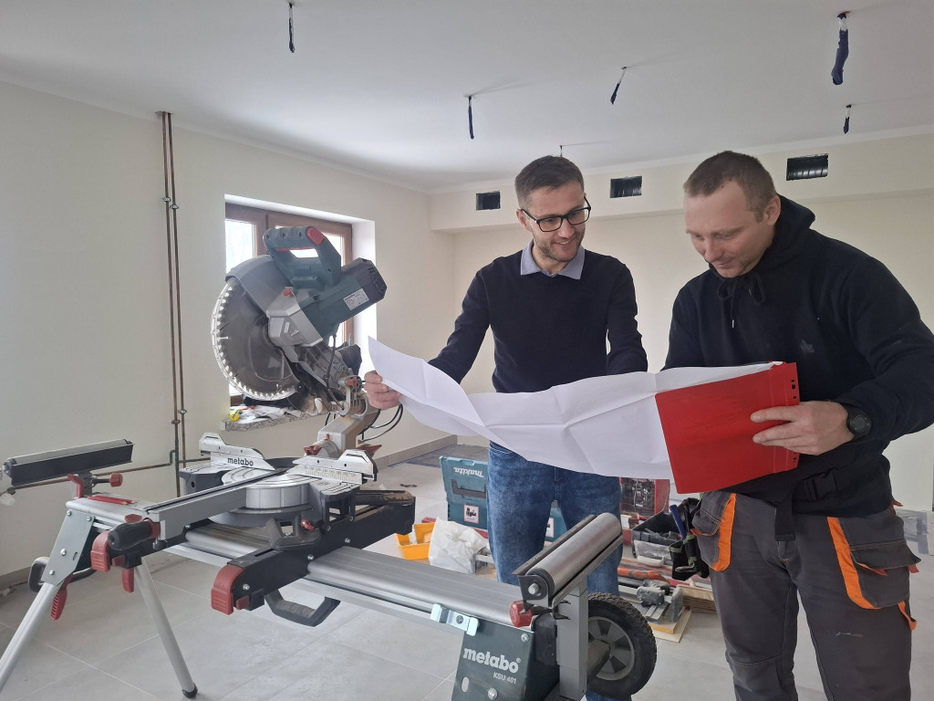 Remont urzędu gminy Rybno dobiega końca