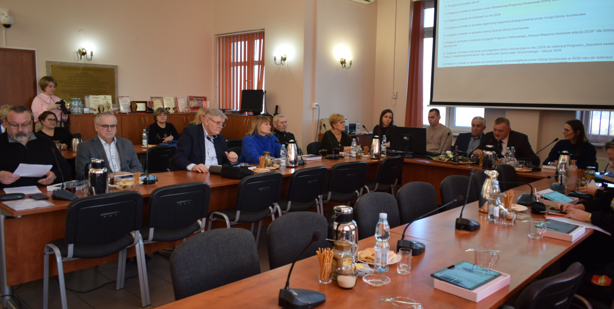 Sesja rady gminy Sochaczew 21.01.2026