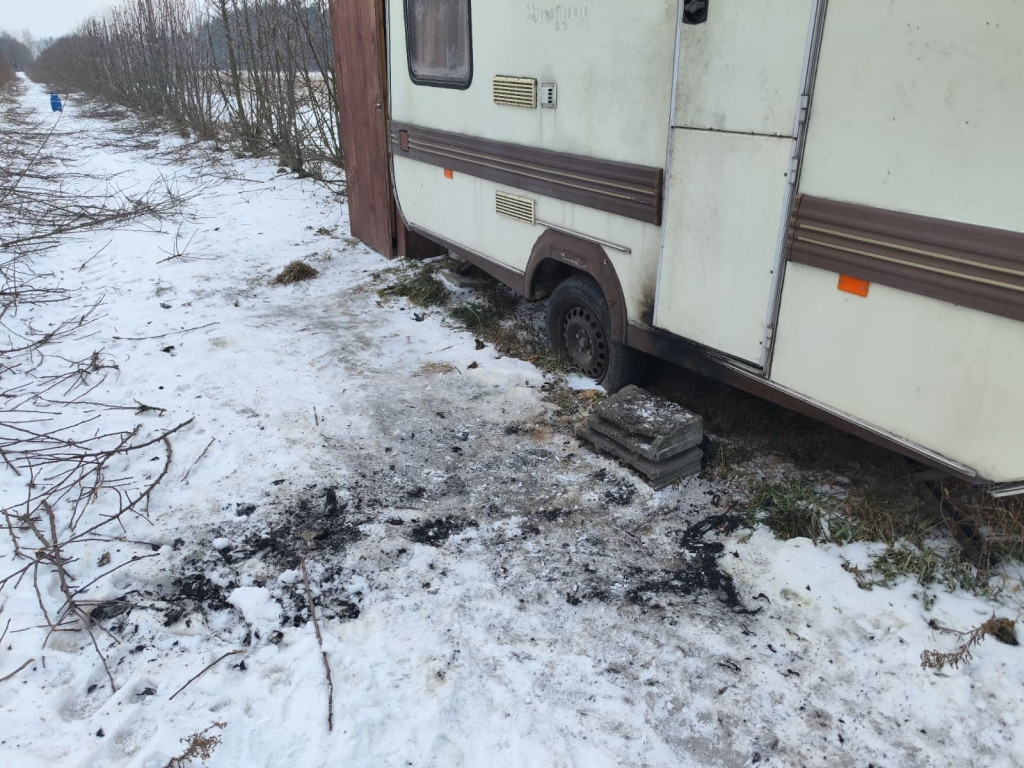 Antosin: grzał się przy butli LPG, lądował helikopter