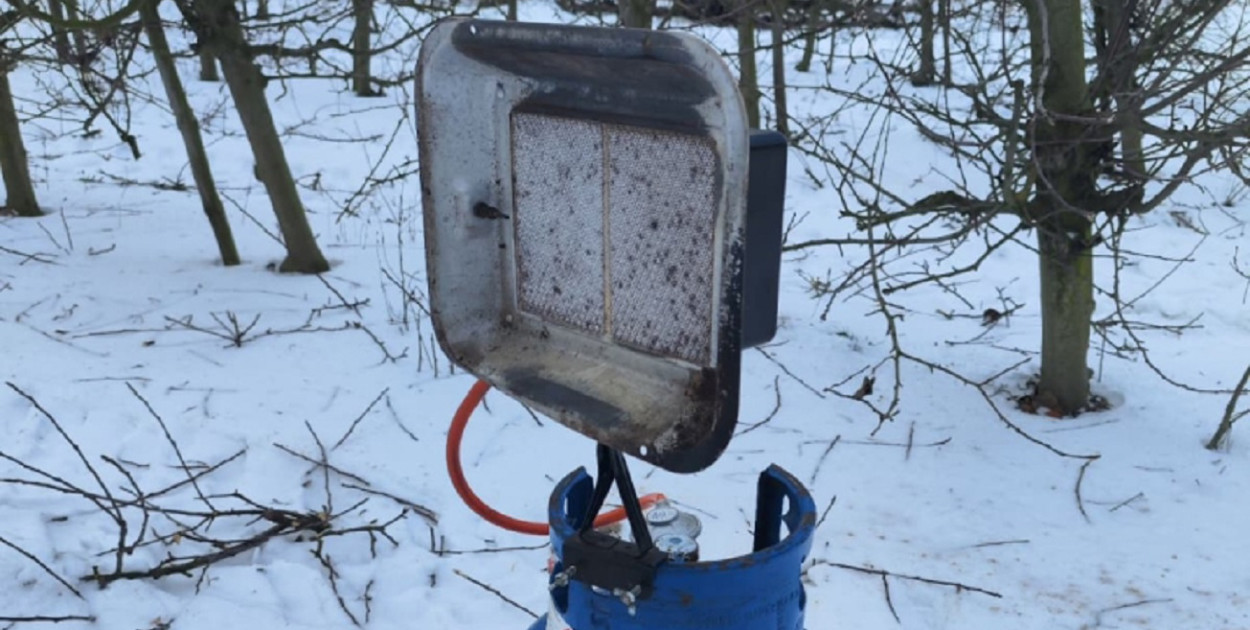 Antosin: grzał się przy butli LPG, lądował helikopter