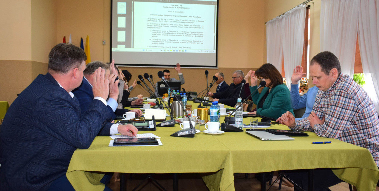 Sesja rady gminy Nowa Sucha 29.01.2026