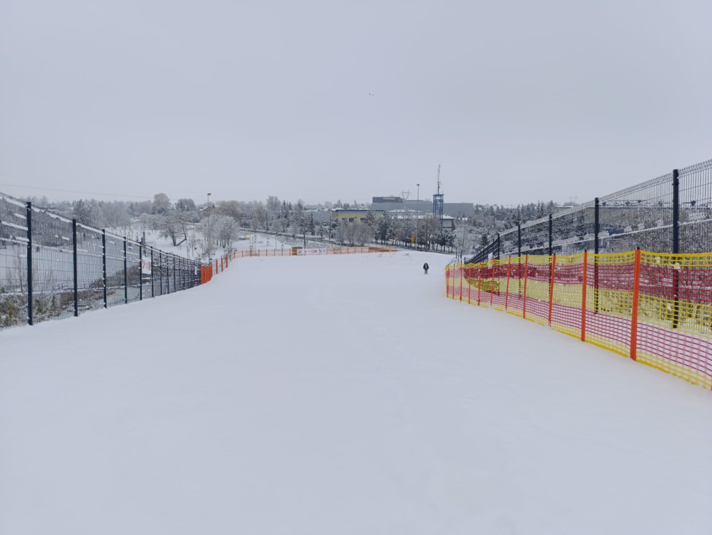 Górka saneczkowa w Błoniu gotowa