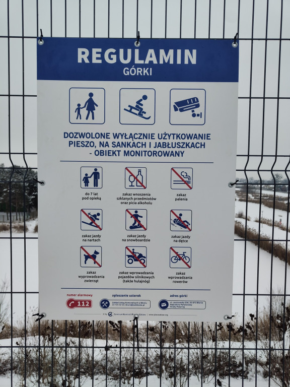 Górka saneczkowa w Błoniu gotowa