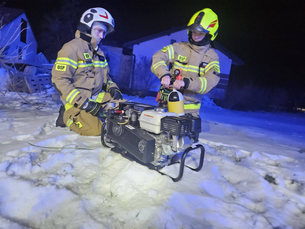 Pożar w Elżbietowie