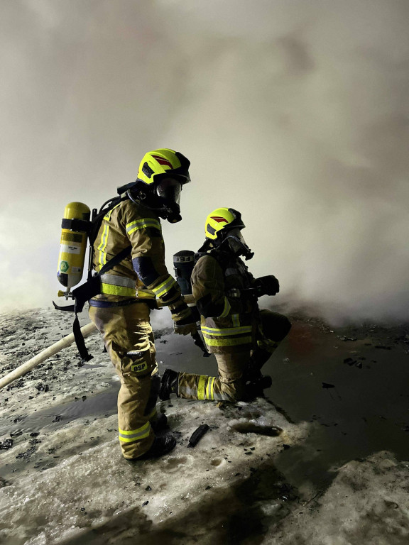 Pożar w Elżbietowie