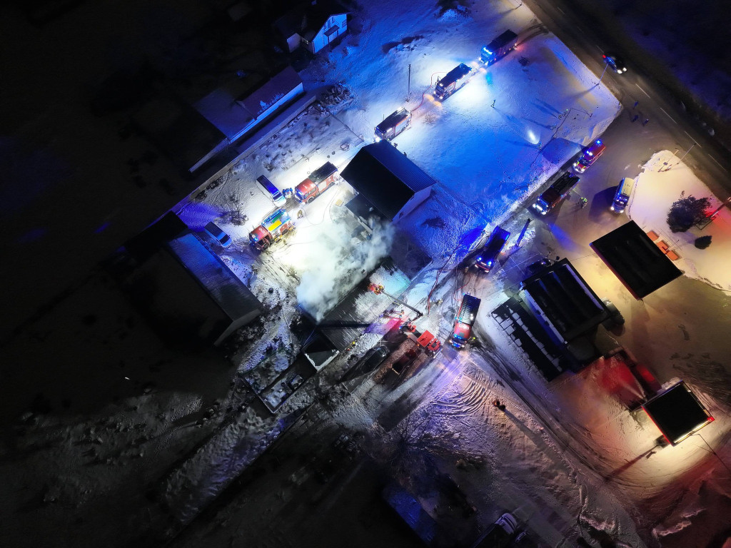 Pożar w Elżbietowie