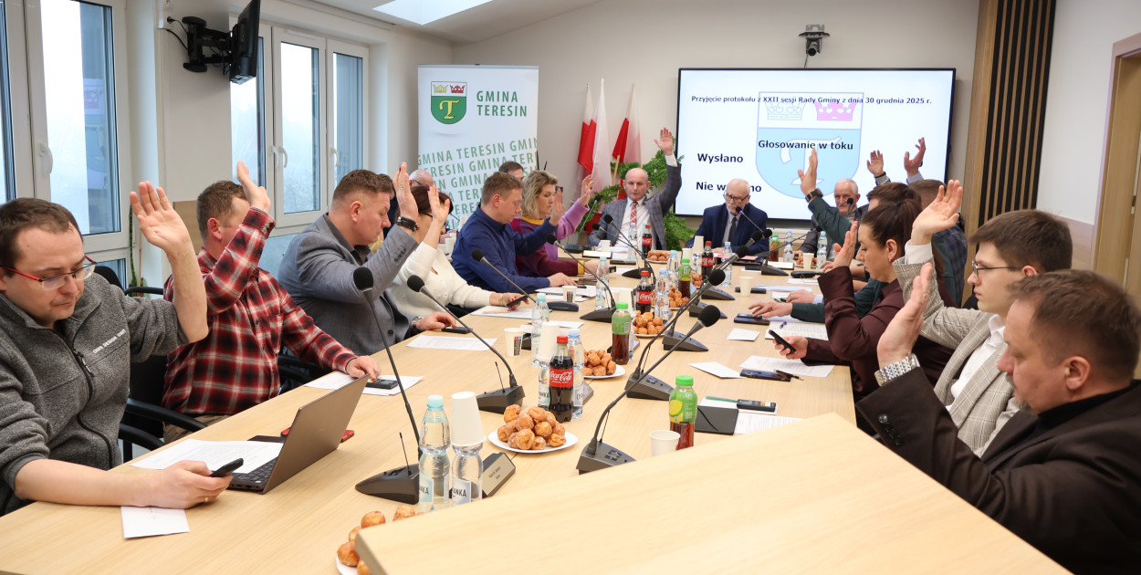 Sesja rady gminy Teresin 12.02.2026