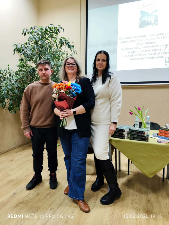 Spotkanie z Katarzyną Fiołek w Nowej Suchej