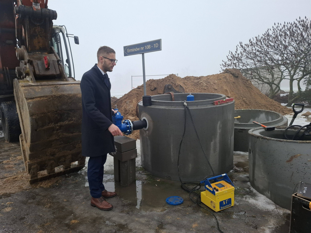 Wodociągowa inwestycja w Erminowie