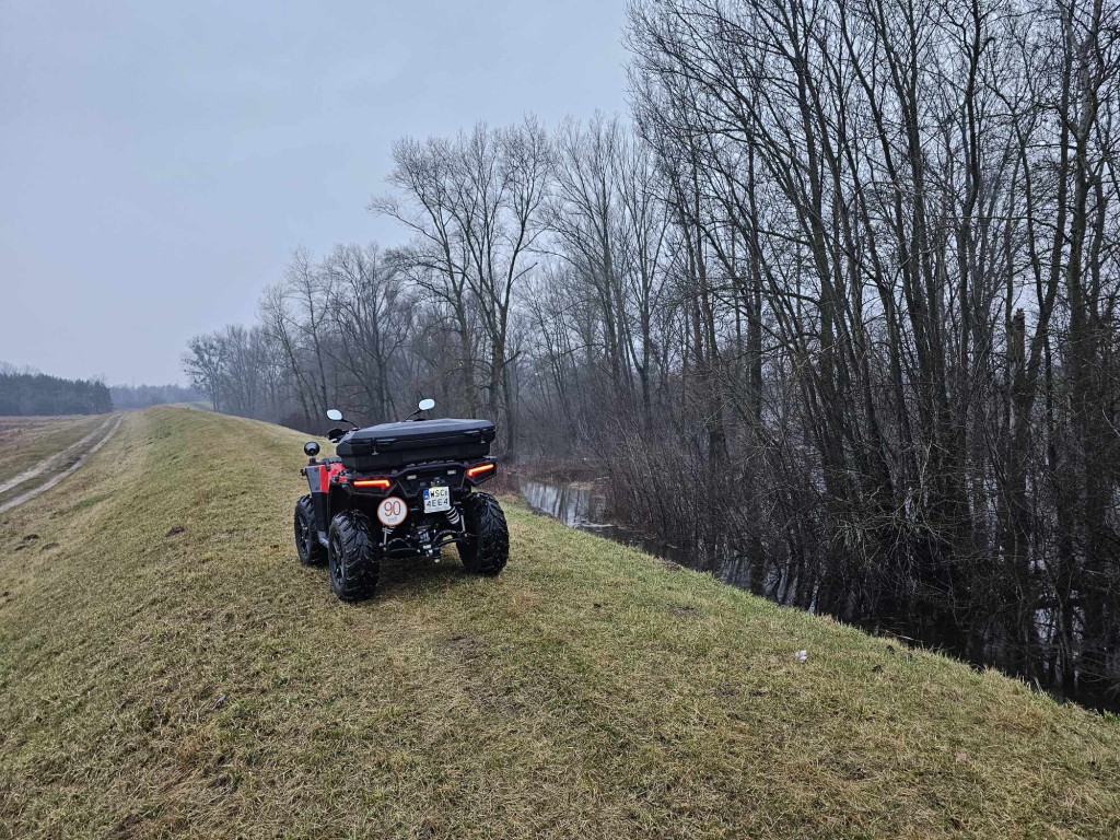 Sprawdzili wały przeciwpowodziowe w Gminie Młodzieszyn