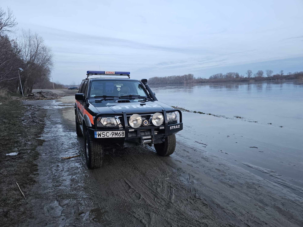 Sprawdzili wały przeciwpowodziowe w Gminie Młodzieszyn