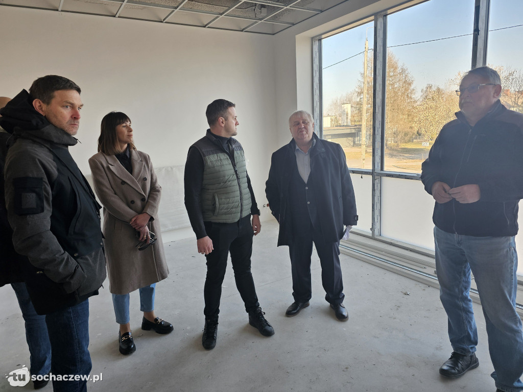 Zwiedzali nowe obiekty MOSiR przy Warszawskiej