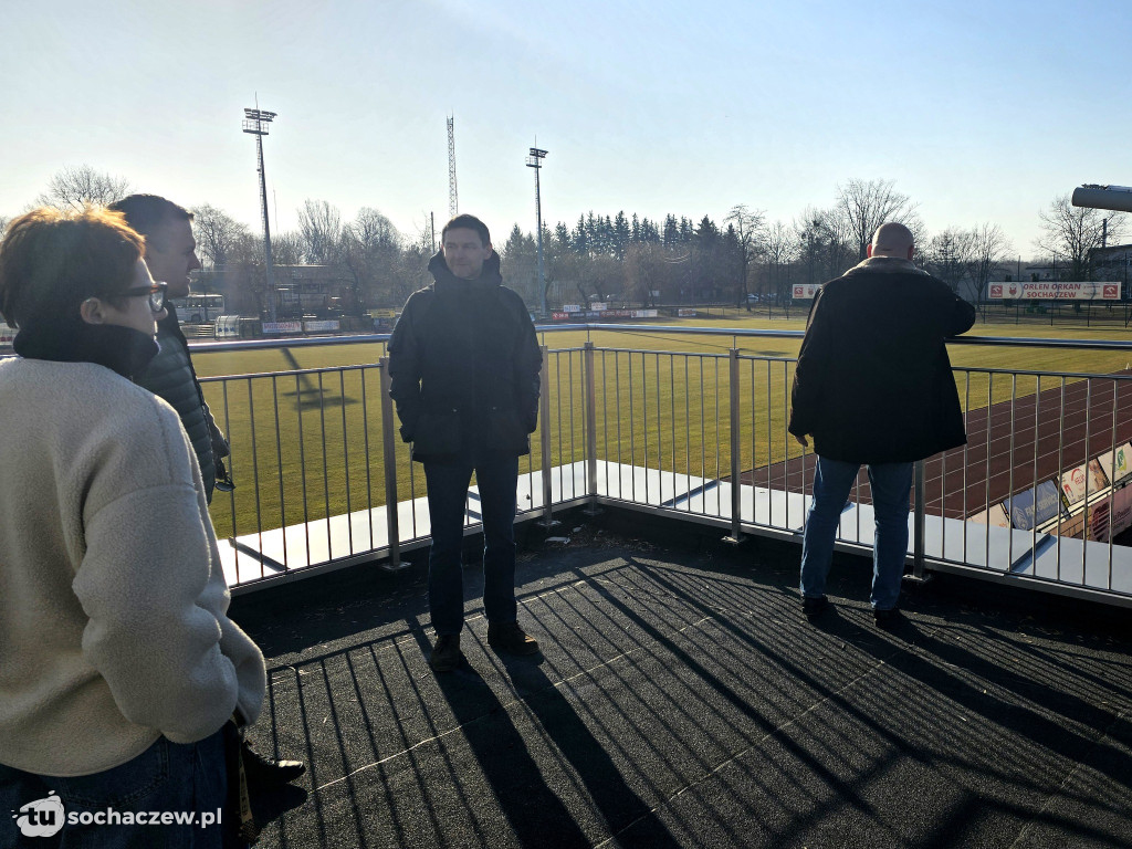 Zwiedzali nowe obiekty MOSiR przy Warszawskiej