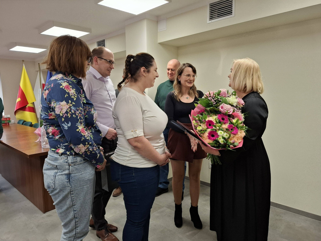 Pożegnanie Reginy Sołtysiak, kierownika GOPS-u w Rybnie