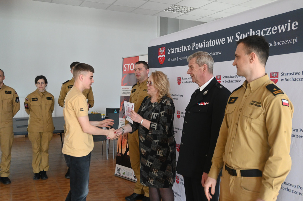 Turniej wiedzy pożarniczej w Sochaczewie