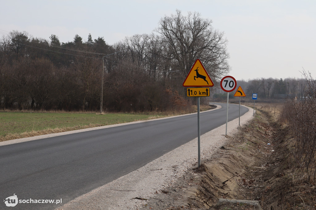 Samorządy połączyły siły. Droga Ruszki-Rybno wyremontowana