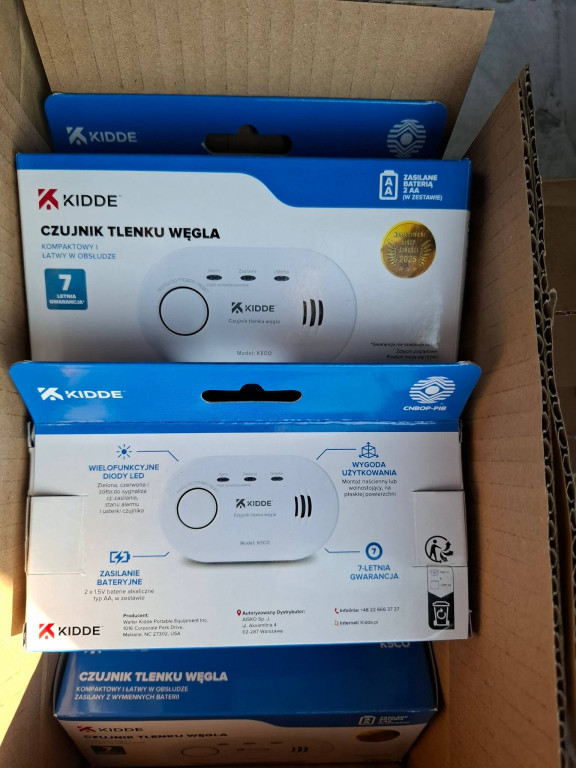 Montaż czujek w gminie Rybno