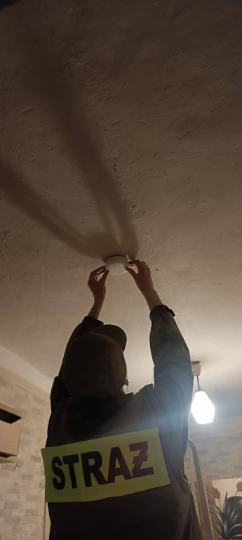 Montaż czujek w gminie Rybno