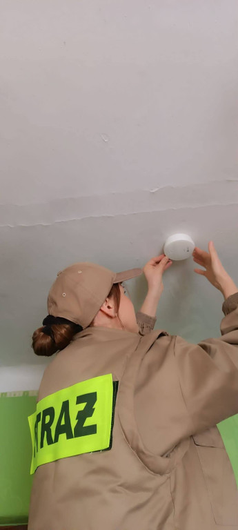 Montaż czujek w gminie Rybno