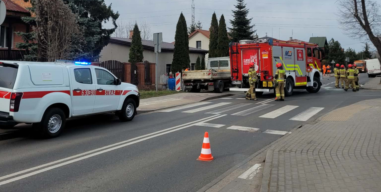 Staszica zablokowana