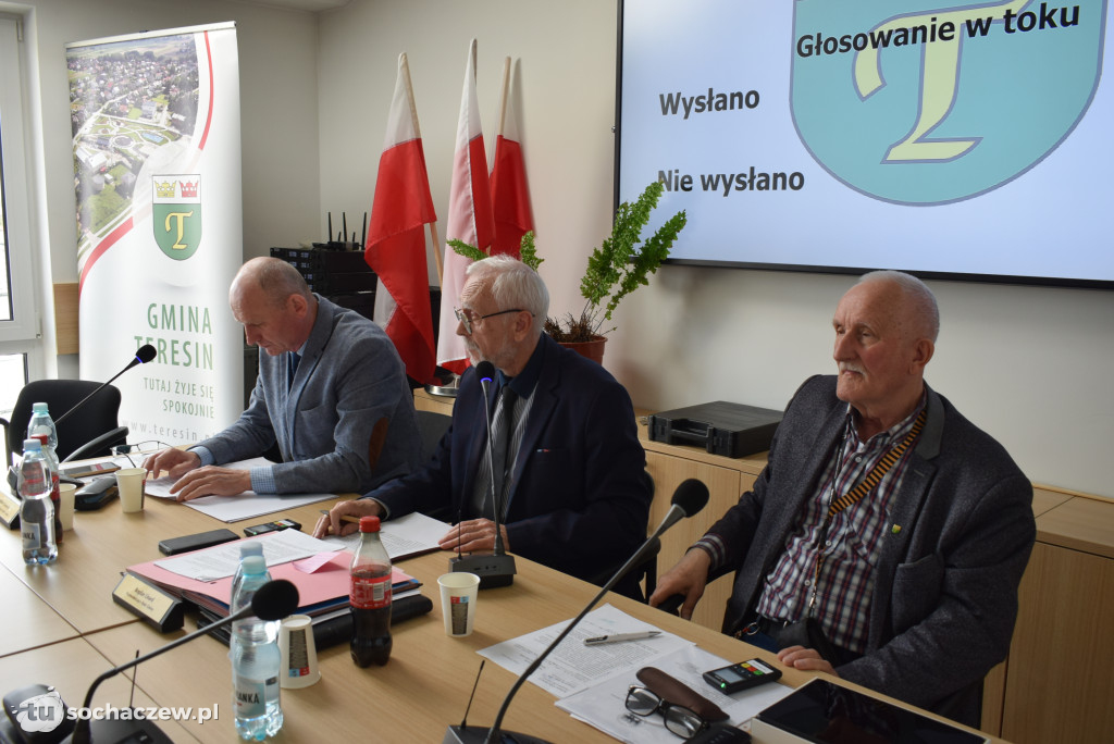 Sesja rady gminy Teresin 31.03.2026