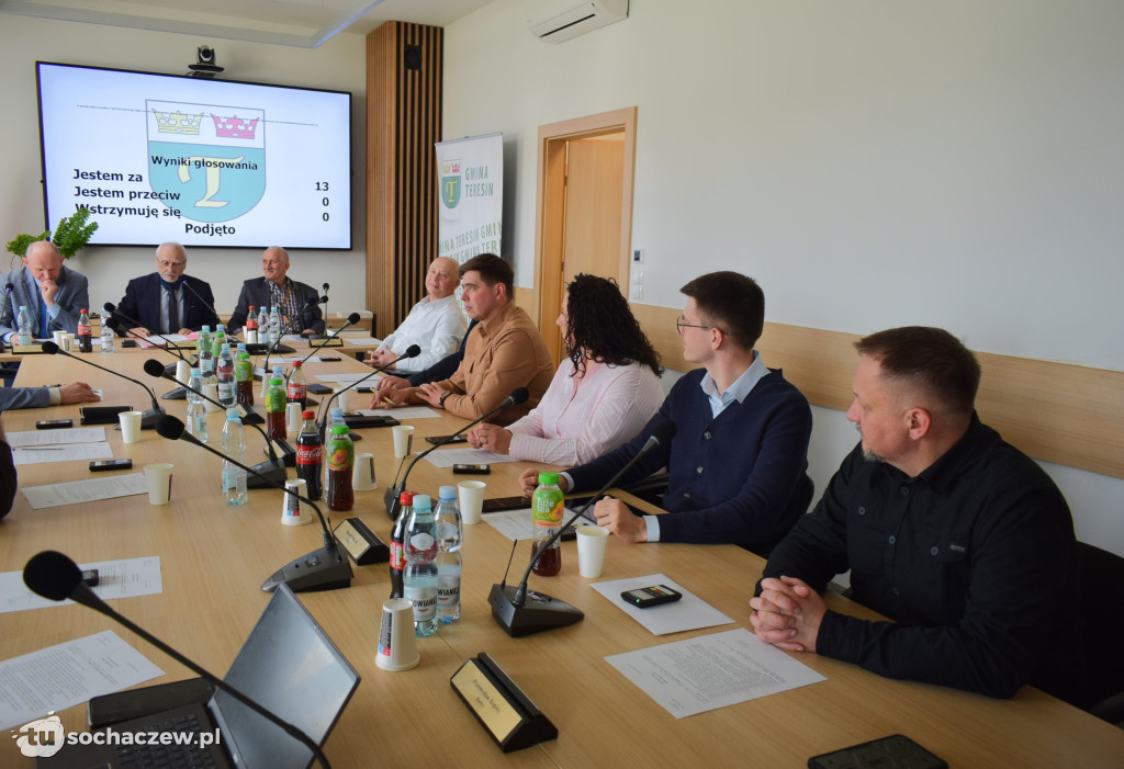 Sesja rady gminy Teresin 31.03.2026