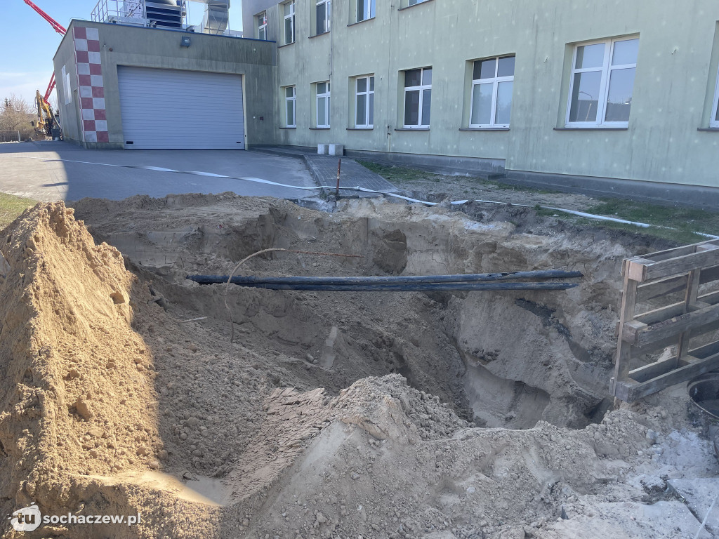Naprawa kanalizacji w szpitalu w Sochaczewie