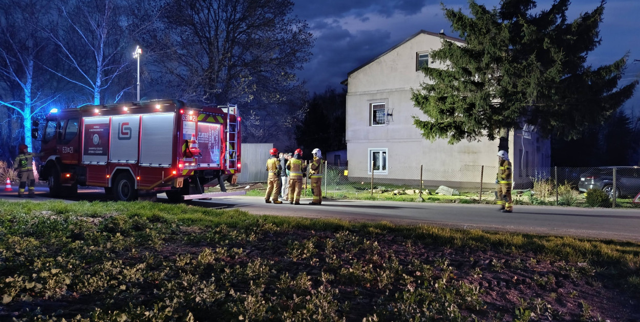 Zdarzenie drogowe w Szymanowie