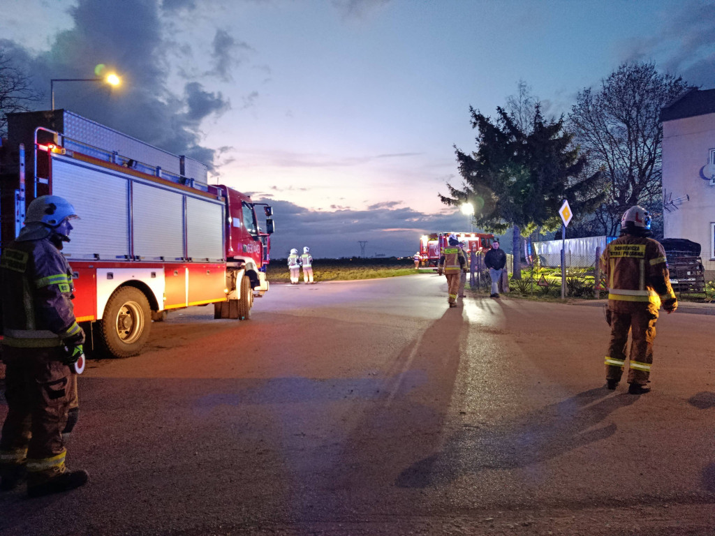 Zdarzenie drogowe w Szymanowie