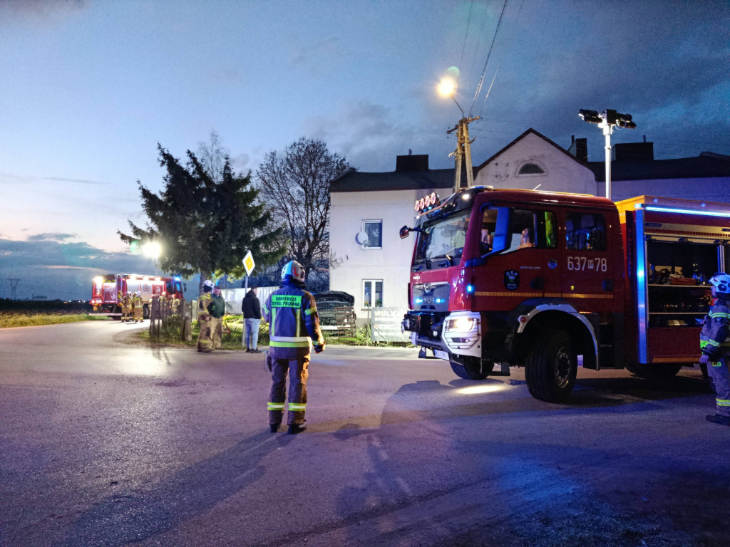 Zdarzenie drogowe w Szymanowie