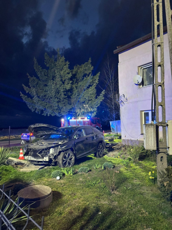 Zdarzenie drogowe w Szymanowie