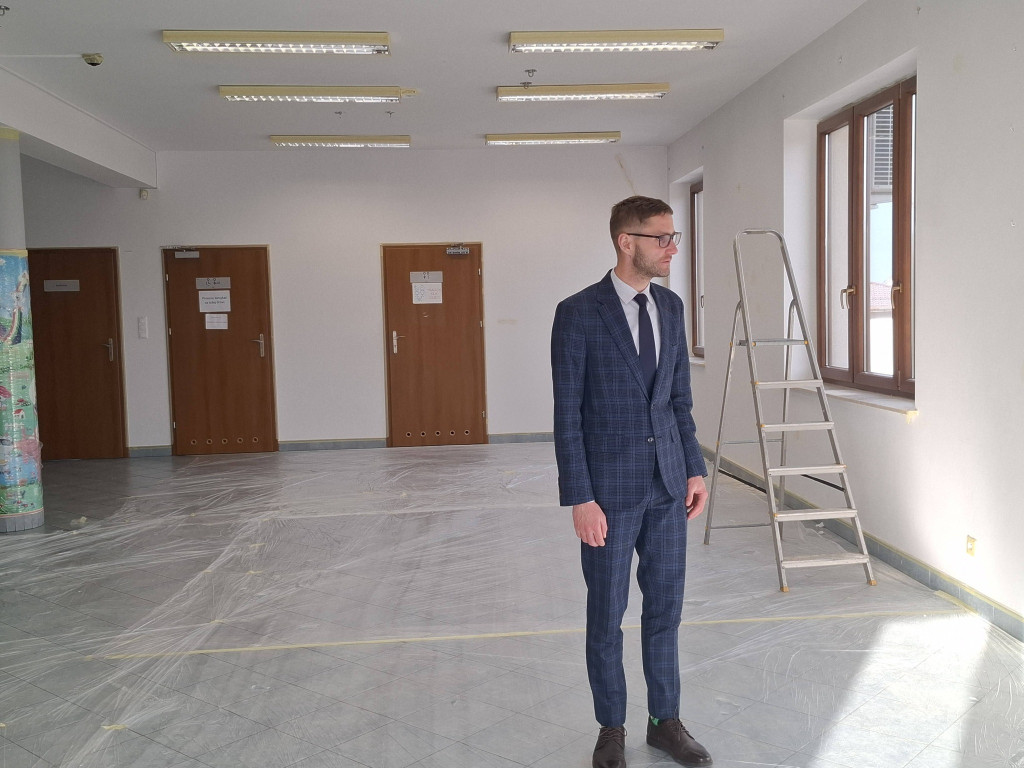 Remont biblioteki w Rybnie