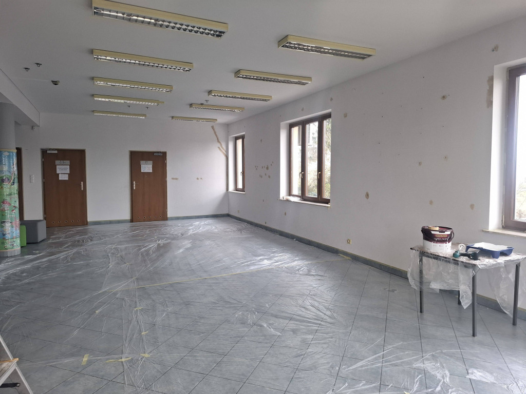 Remont biblioteki w Rybnie