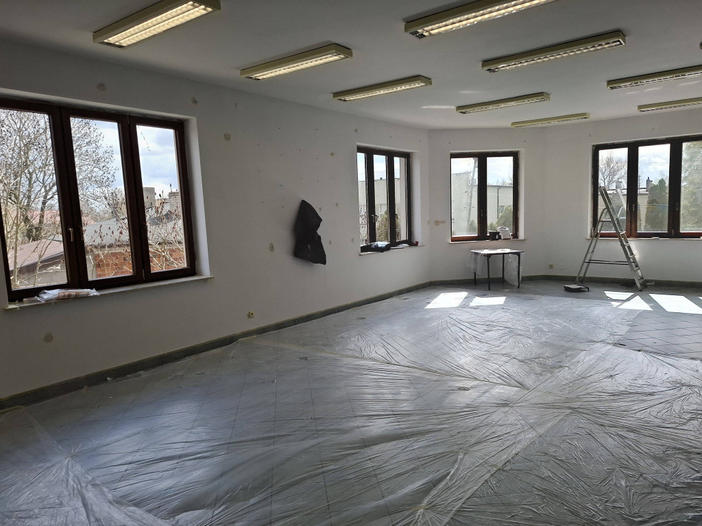 Remont biblioteki w Rybnie