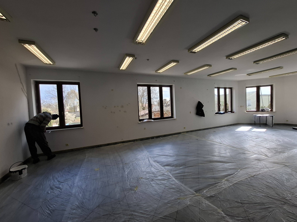 Remont biblioteki w Rybnie