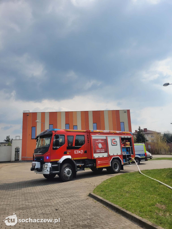 Pożar traw za Czwórką