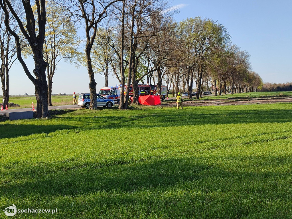 Śmiertelny wypadek na DW 705