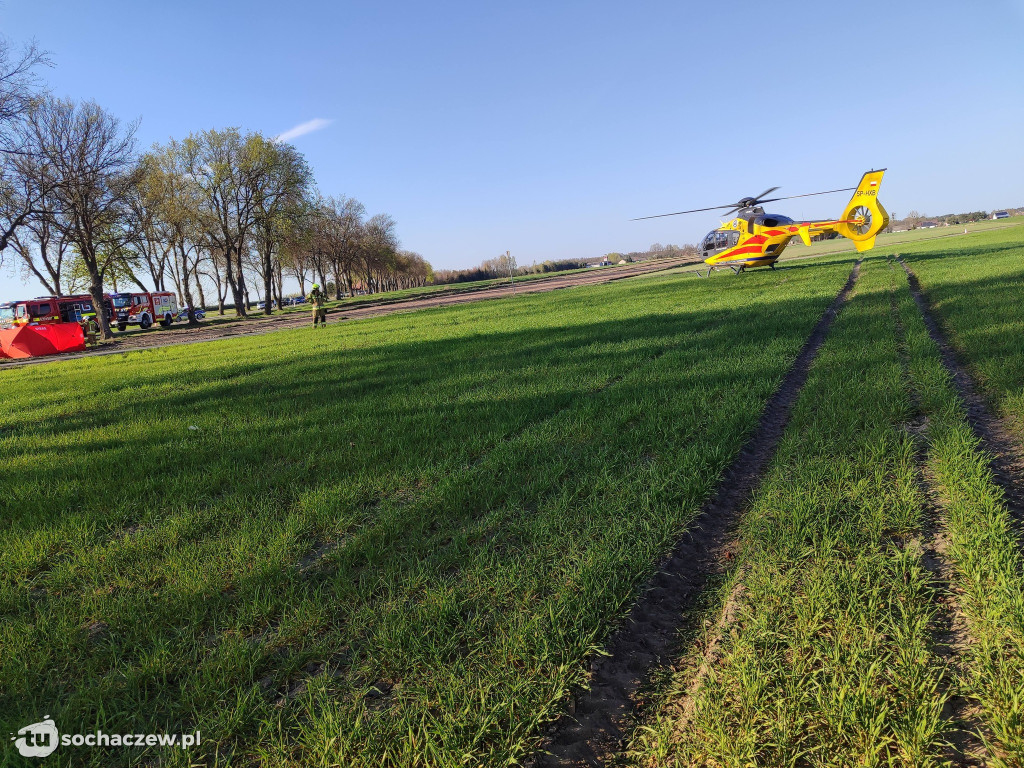 Śmiertelny wypadek na DW 705