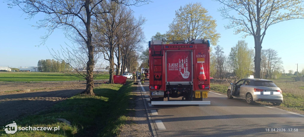 Śmiertelny wypadek na DW 705