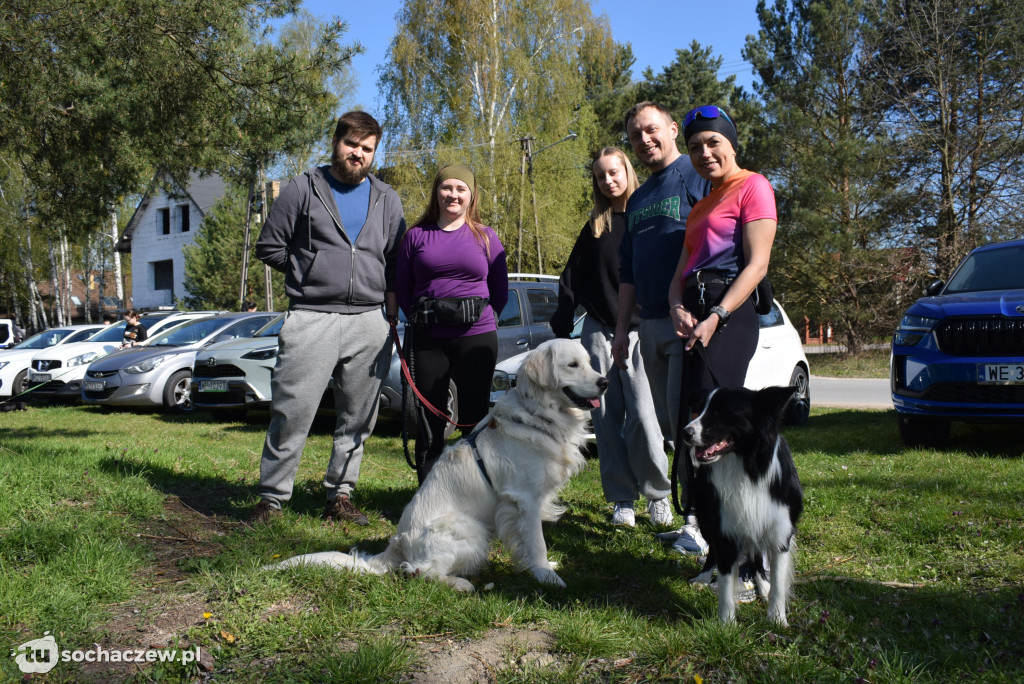 Tłum czworonogów na Biegu z Psem w Karwowie
