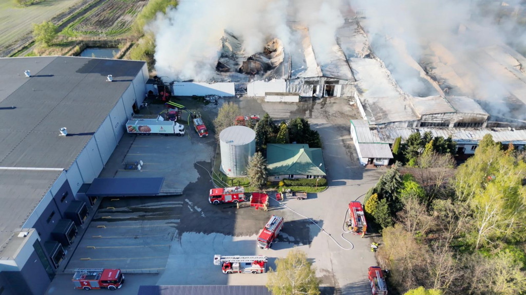 Strażacy o pożarze w Bramkach: był najtrudniejszy w historii