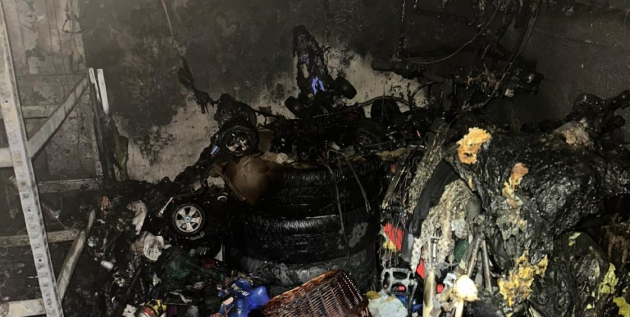 Szymanów: pożar budynku wielorodzinnego