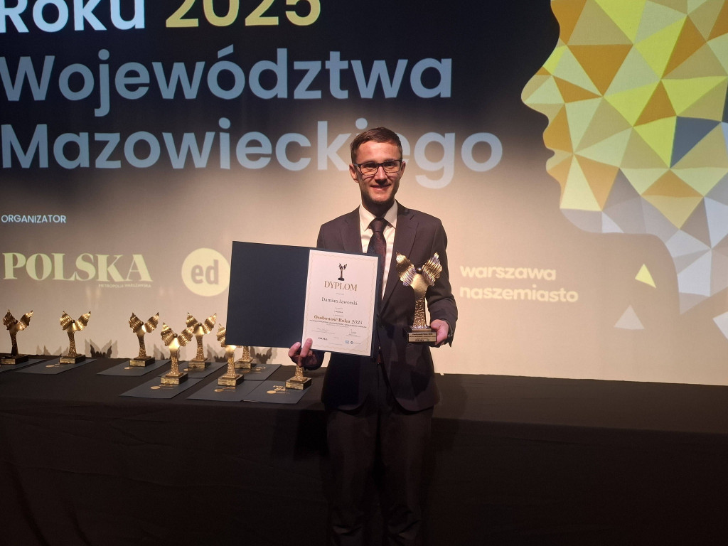 Wójt Damian Jaworski wyróżniony