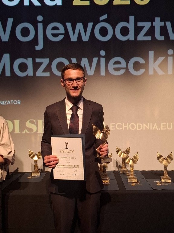 Wójt Damian Jaworski wyróżniony