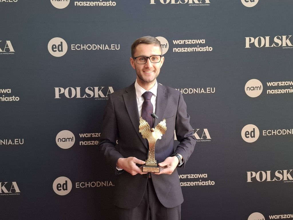 Wójt Damian Jaworski wyróżniony