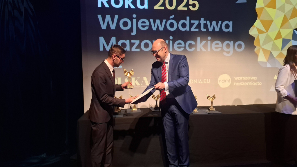 Wójt Damian Jaworski wyróżniony