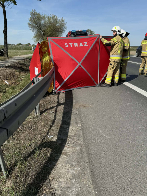 Śmiertelny wypadek na DK 92