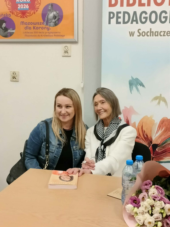 Wybitna terapeutka dr Ewa Woydyłło w Sochaczewie