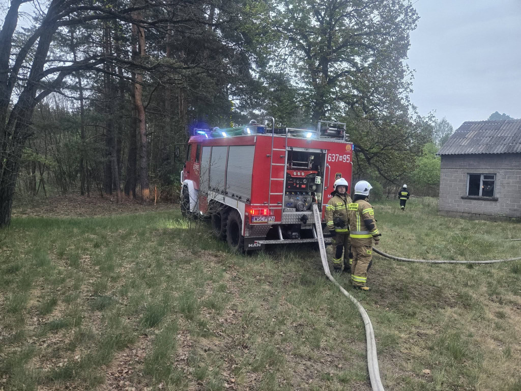 Pożar w Famułkach Królewskich