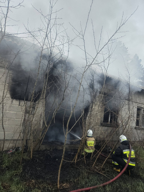 Pożar w Famułkach Królewskich